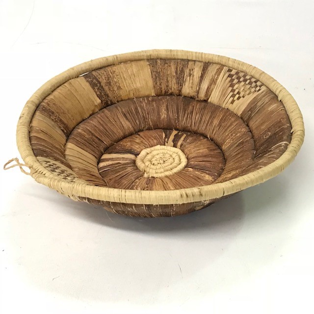 BASKET, Shallow - Small Island Style 24cm Dia